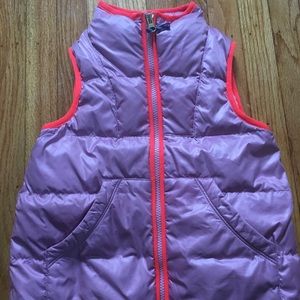 J. Crew Crewcuts puffer vest. Orchid size 6-7, EUC